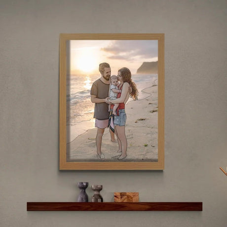 Custom LED Light Painting Personalized Photo Night Lamp Gift-12