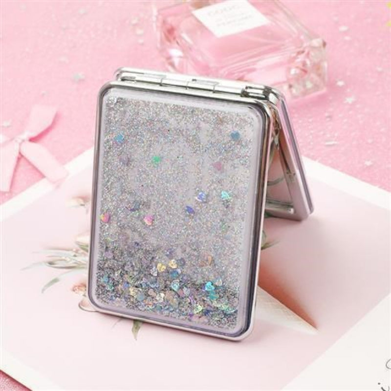 Women's Folding Portable Mini Makeup Mirror