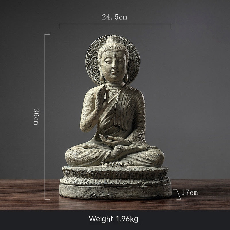 Chinesische Zen Buddha Ornament Home Wohnzimmer Eingangsbüro Schreibtisch