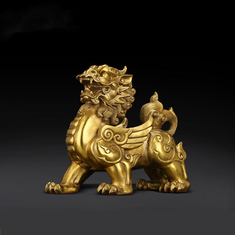 Groß alle Kupferpixiu -Ornamente Home Glückshandwerk