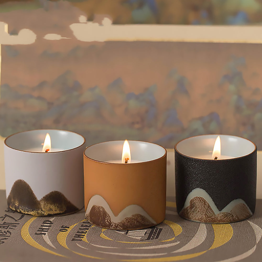 Thousand Li of Rivers and Mountains Flower Fruit Fragrance Scented Candle-1