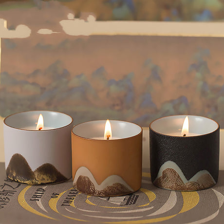 Thousand Li of Rivers and Mountains Flower Fruit Fragrance Scented Candle-1