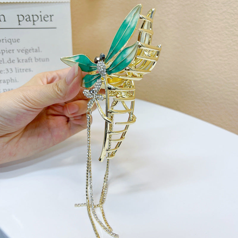 Elegantes Temperament Libellenfliege Clip weibliche High-End-Haarnadel
