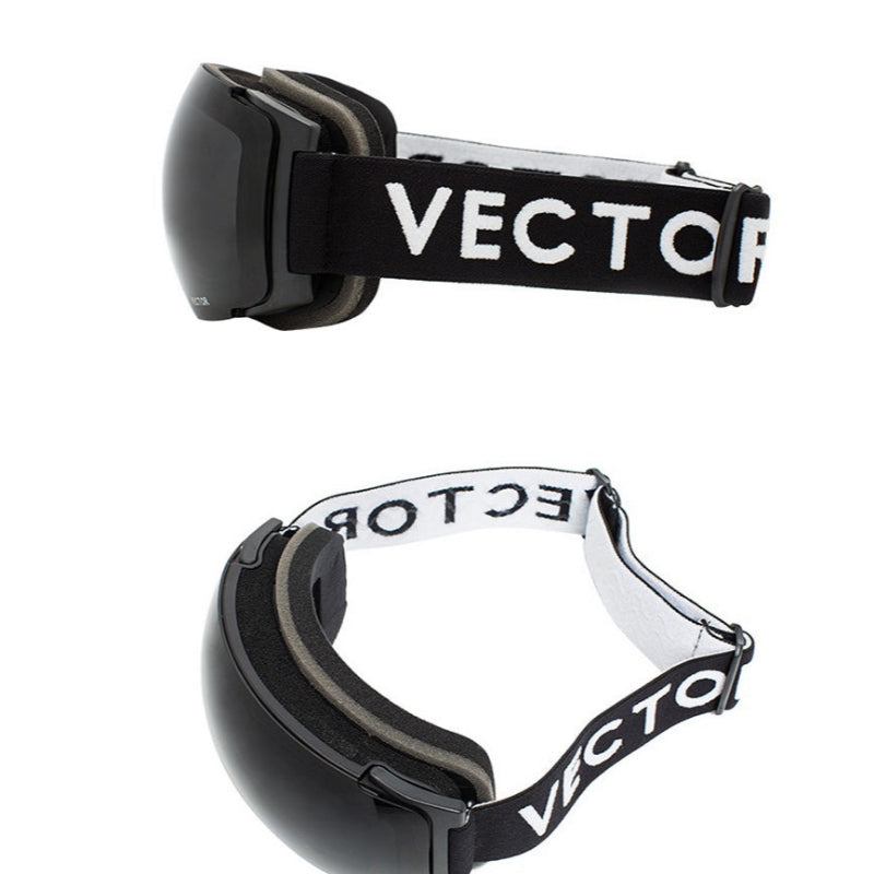 Compass Ski Glasses Double-layer Lens Anti-fog Spherical Surface Mountaineering Goggles