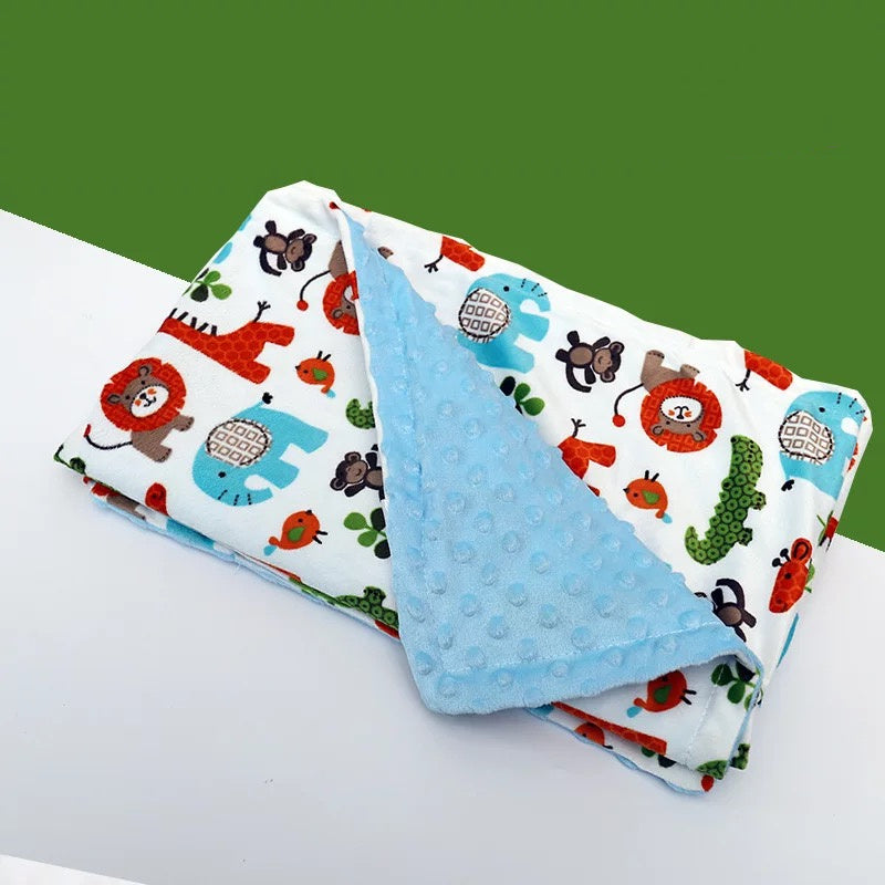 High Quality Baby Blanket Winter Flannel Fleece Infant Swaddle Blankets