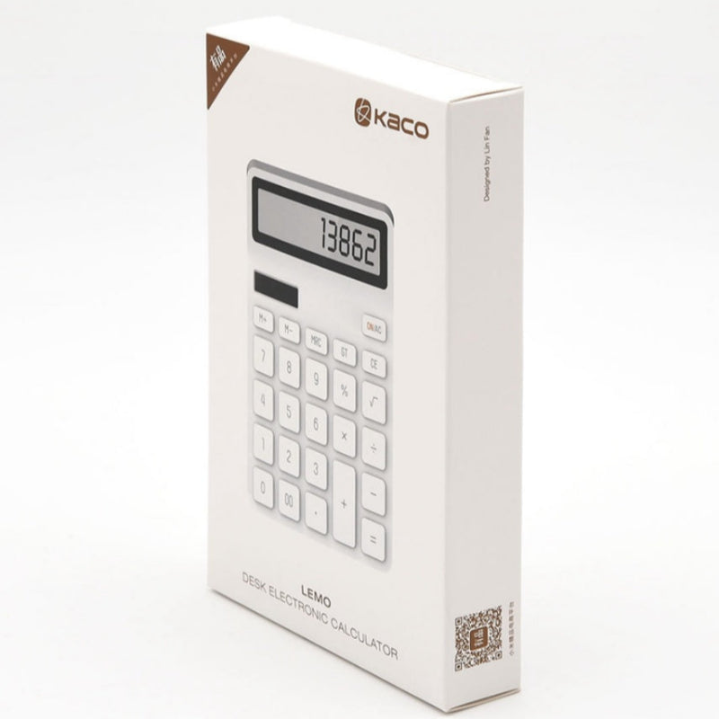 Weißer Tischrechner