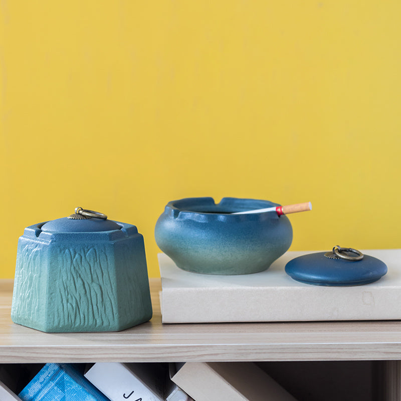 Home Creative Zen Chinese Ceramic Aschenbecher