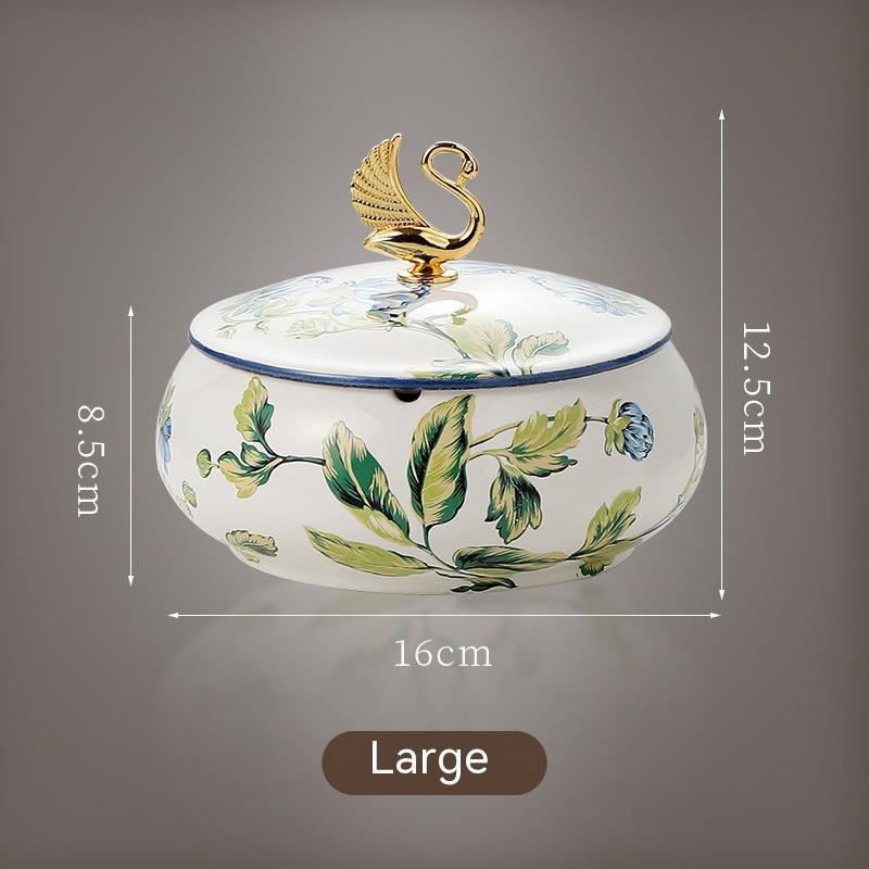 Büro -Aschenbecher mit Deckelwinddichte Flugasche