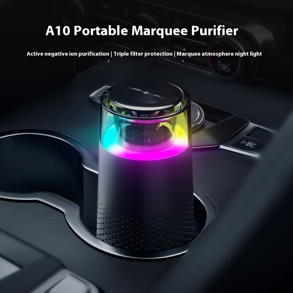 Cool Car Accessories New Car Air Purifier Home Except Flue Dust Purifier