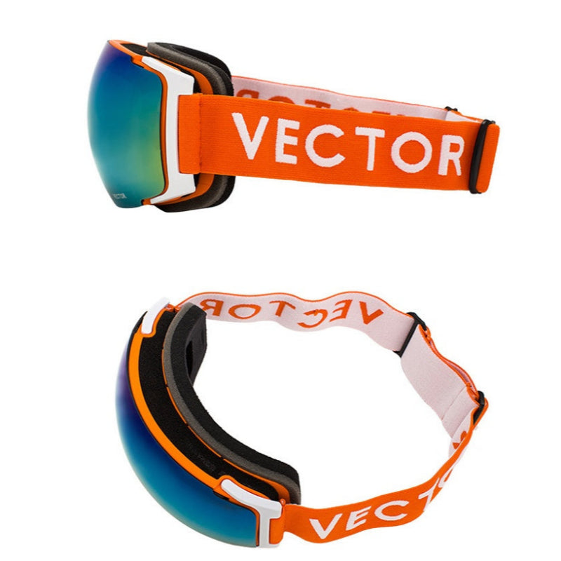 Compass Ski Glasses Double-layer Lens Anti-fog Spherical Surface Mountaineering Goggles