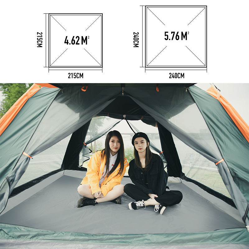 Fully Automatic Beach Camping Tent Rain Proof Multi Person Tent