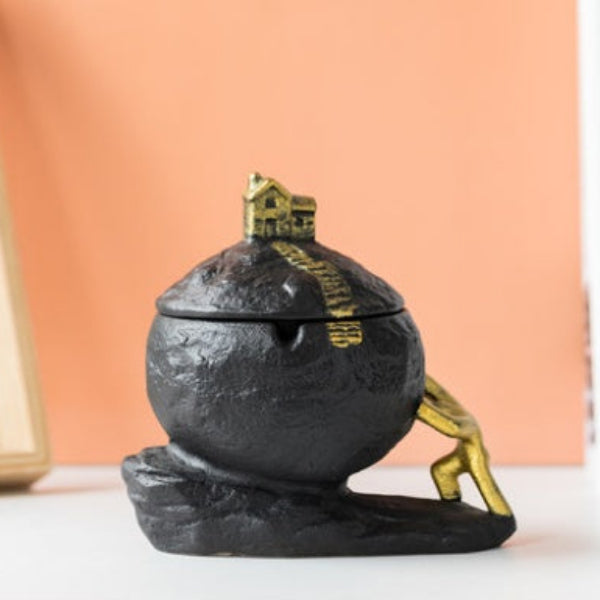 Home Creative Zen Chinese Ceramic Aschenbecher