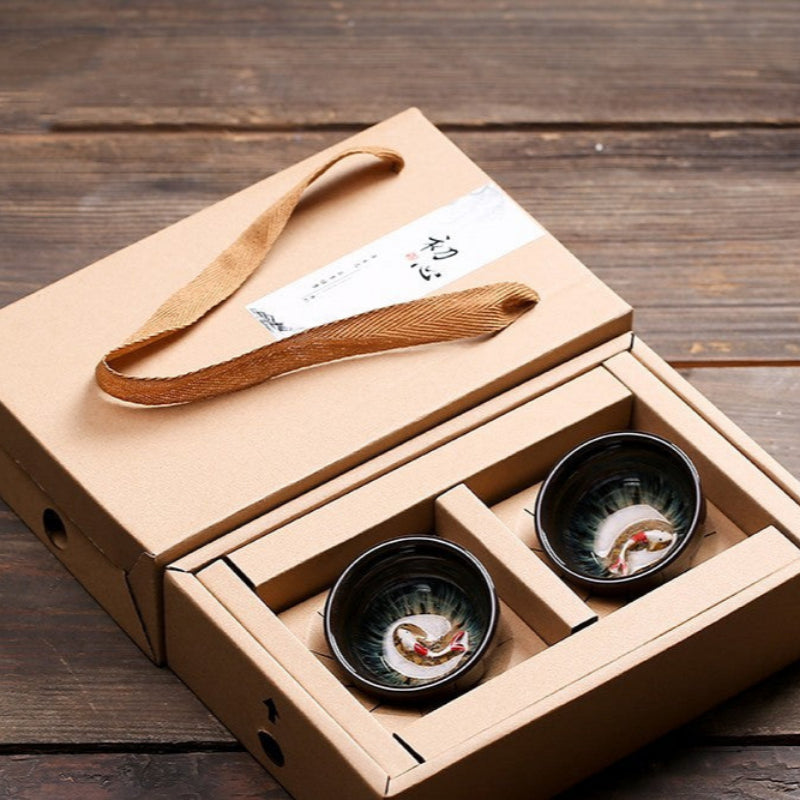 Jianzhan setzte Ofenwechsel Master Single Keramic Small Tea Tasse