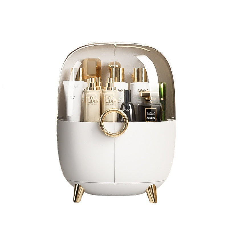 Light Luxury Desktop Macaron Color Cosmetics Storage Box-7