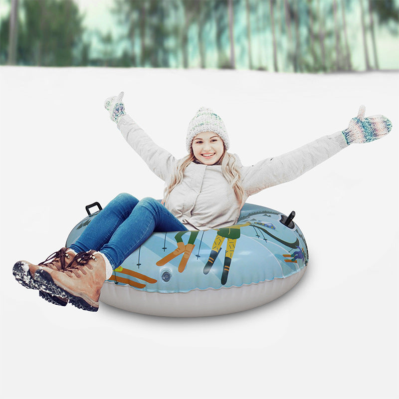 Outdoor Skiing Creative Printed PVC Winter Thick Ski Ring