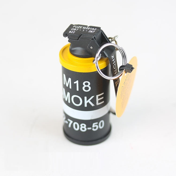 Metal Black Military Grenade Shaped Lighter