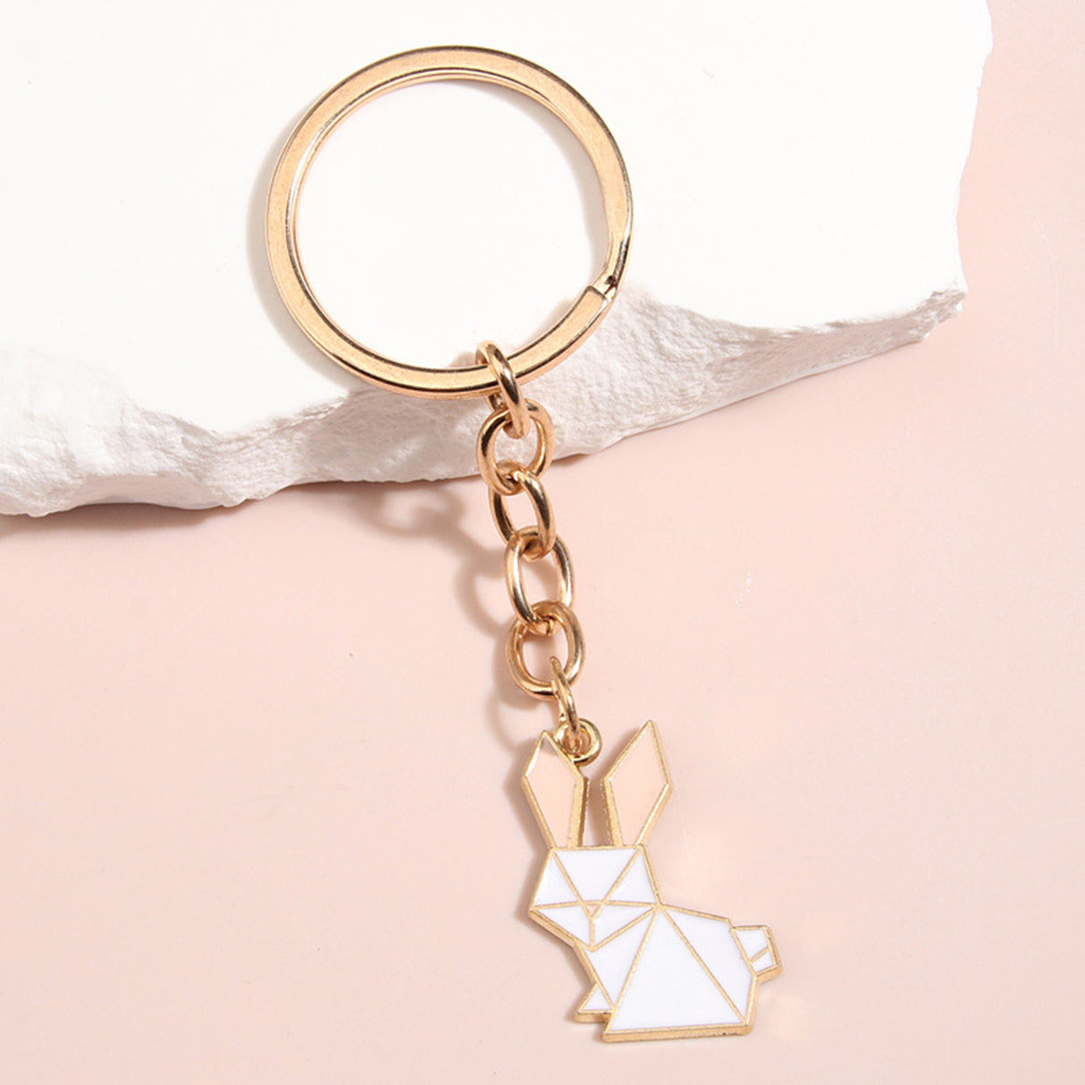 Cute animal key ring with panda, bunny, fox, koala design