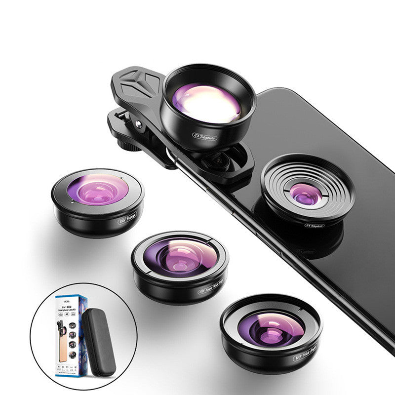 Macro Fisheye Telephoto Five-in-one Camera Set