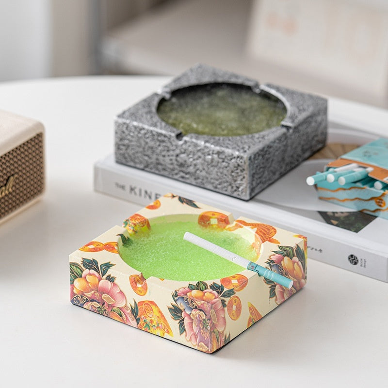 Square Creative Personalized Wohnzimmer Home Trend Grade Aschenbecher