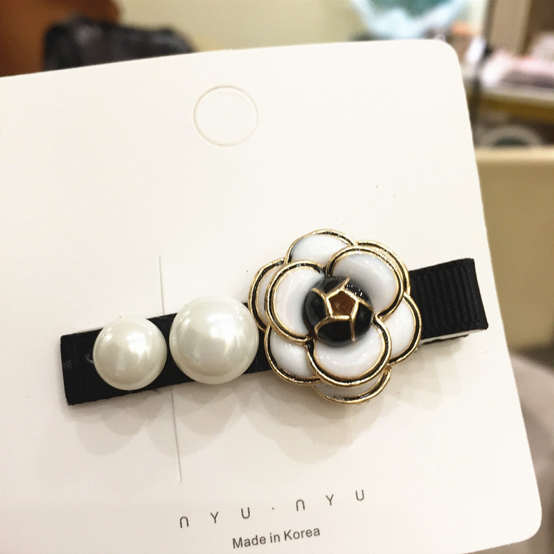 Fragrant Pearl Rhinestone Hairpin