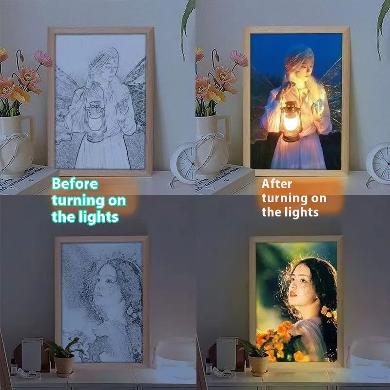 Individuelle Beleuchtung Malerei Nachtlicht