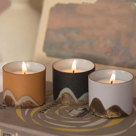 Thousand Li of Rivers and Mountains Flower Fruit Fragrance Scented Candle-2