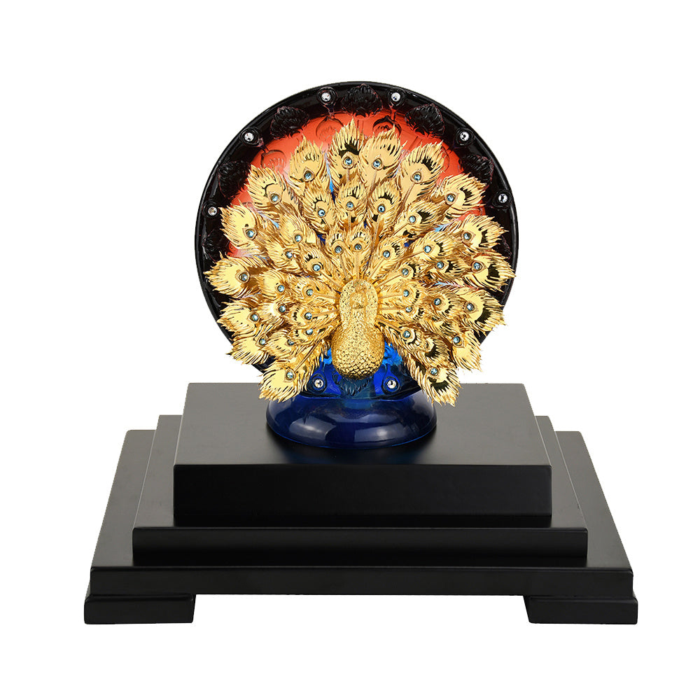 Eröffnungshäuserwarming goldener Folienschmuck Geschenkverzierung