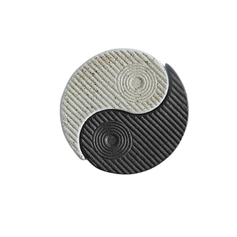 Persönlichkeitskreative Keramik Tea Untersetzer Chinesischer Stil Isolierung