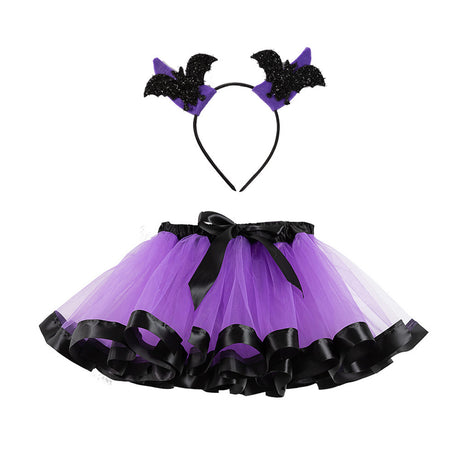 Children’s Halloween Skirt – Cute A-Line Tulle Costume for Girls-6