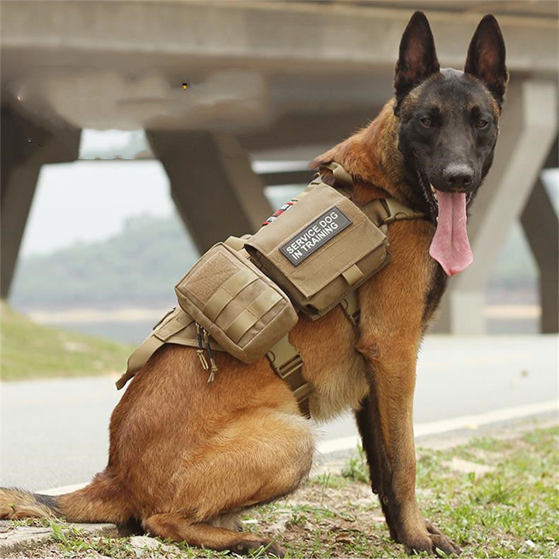 Tactical Dog Harness Adjustable Military Vest