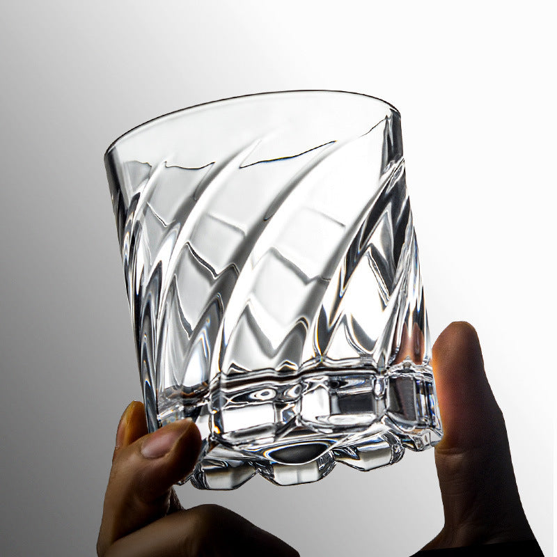 Creative Tumbler Rotating Whiskey Crystal Cup