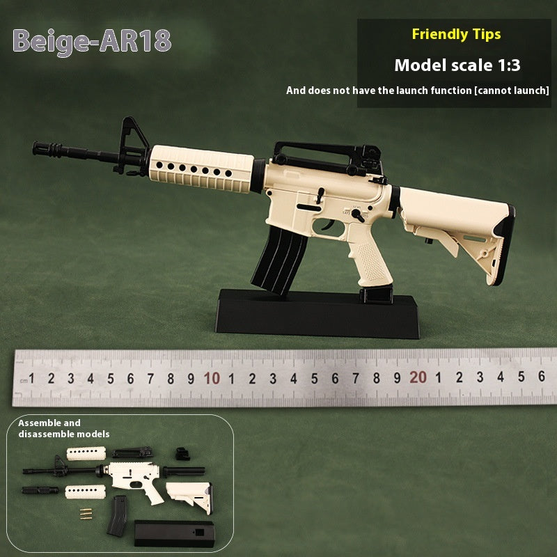 Alloy Military Model Detachable Metal Gun Toy