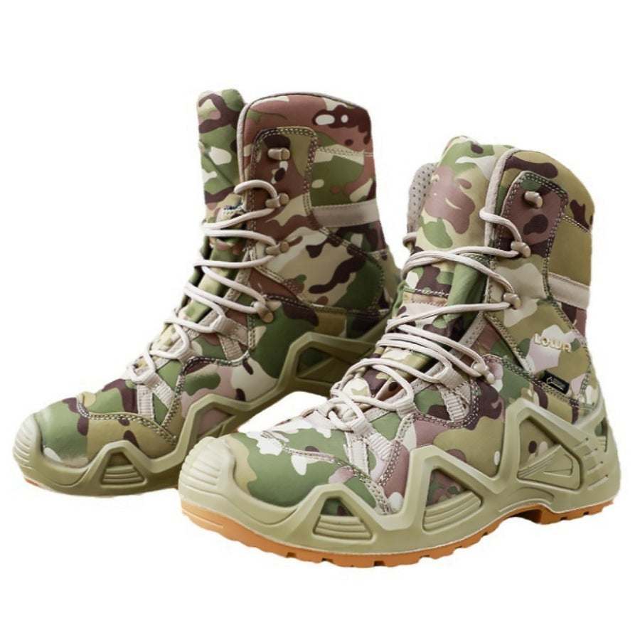 Military Fans Outdoor Training Hiking Shoes Mid-top High-top Combat Boots