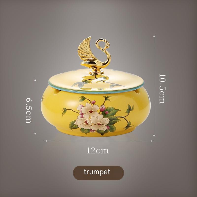 Büro -Aschenbecher mit Deckelwinddichte Flugasche