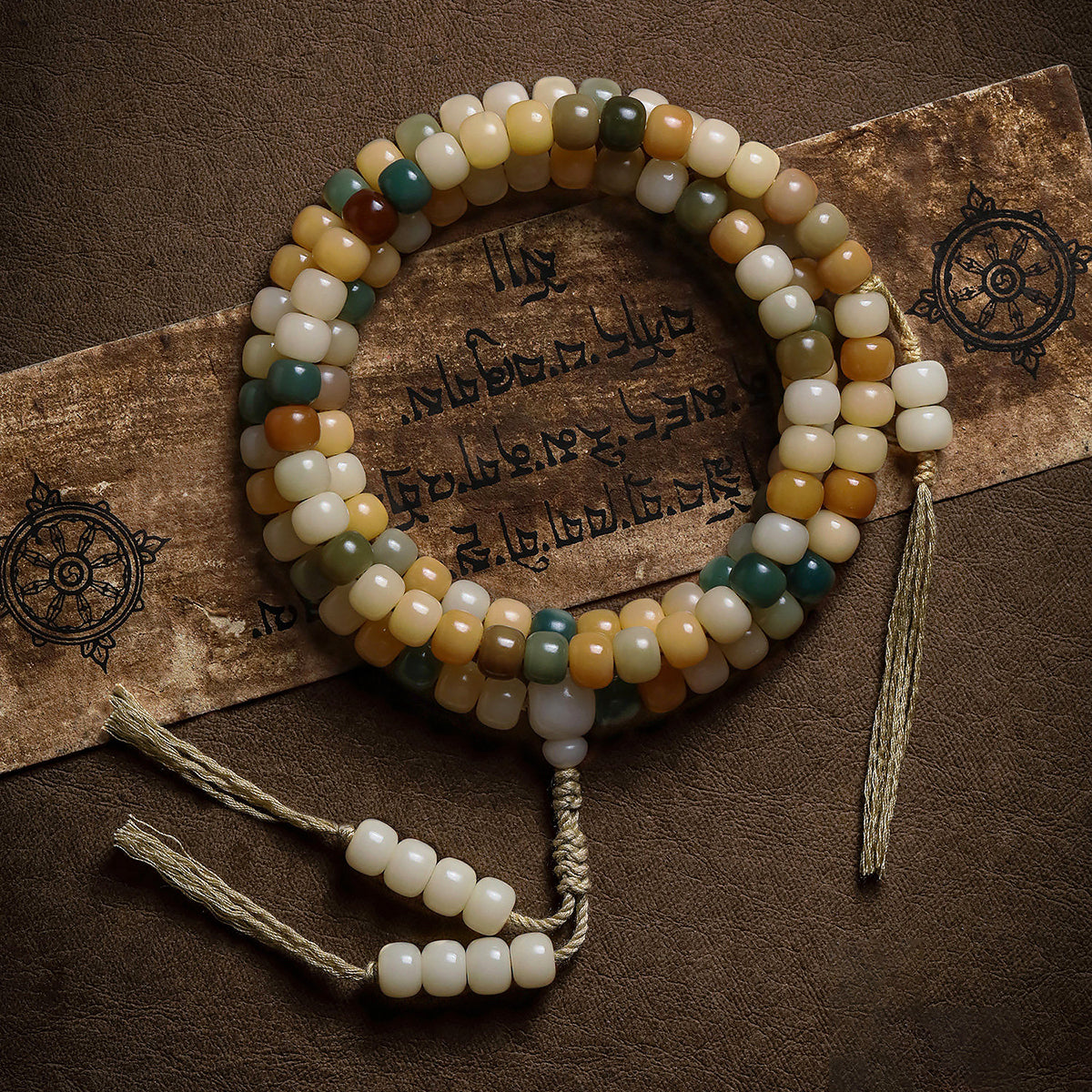 108 Bead Stone Mala Necklace for Meditation-1