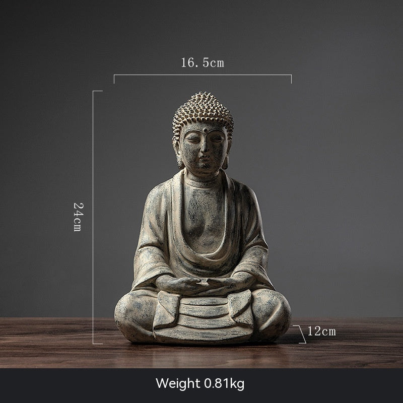 Chinesische Zen Buddha Ornament Home Wohnzimmer Eingangsbüro Schreibtisch
