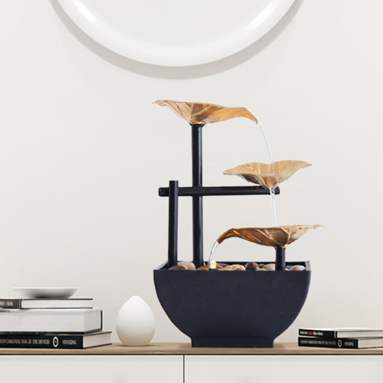 Desktop Feng Shui rotierende Wasserbrunnen Ornament