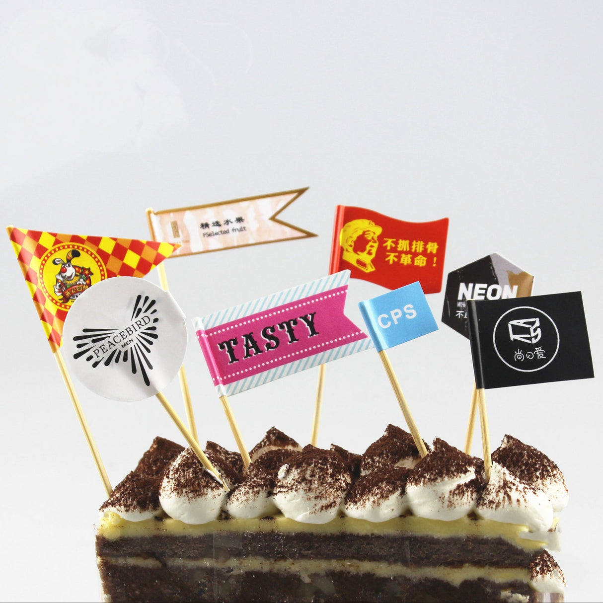 Creative Decoration Toothpick Flags Customization