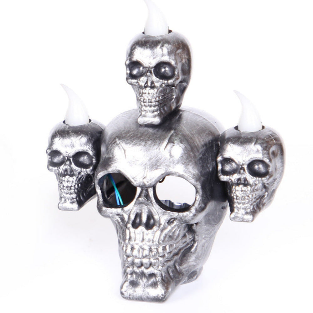 Halloween Skull Candle Light Ornaments with LED Glow-6