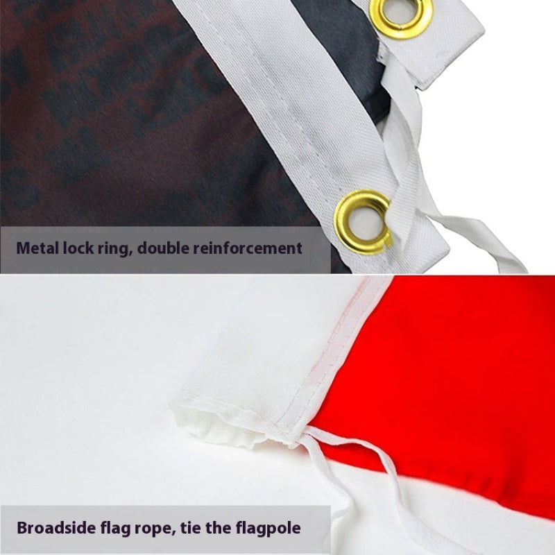 Banners Are Spread Throughout Customized Flags