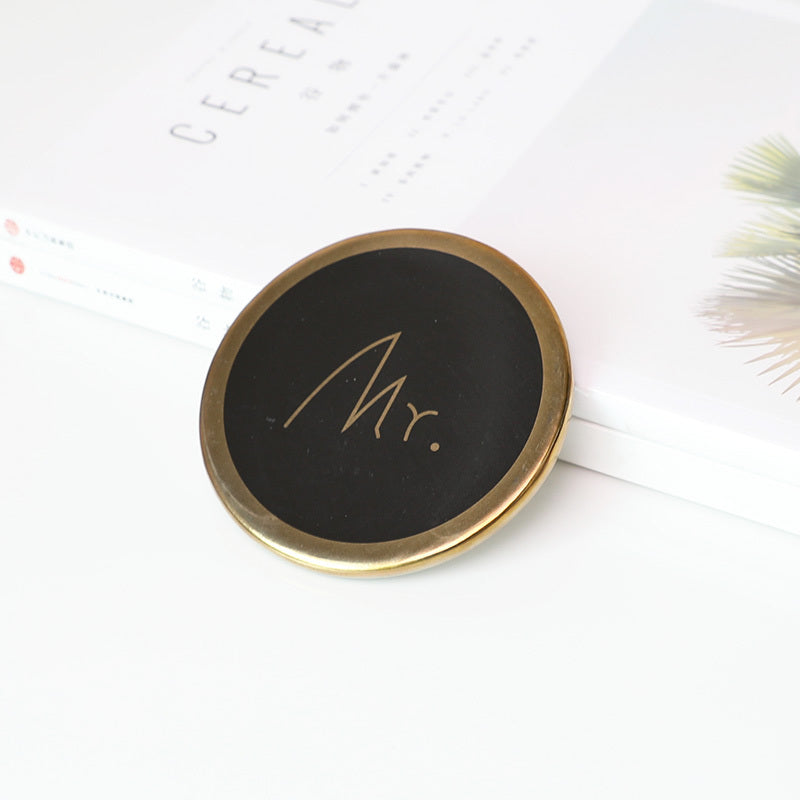 Becher Keramik -Untersetzer