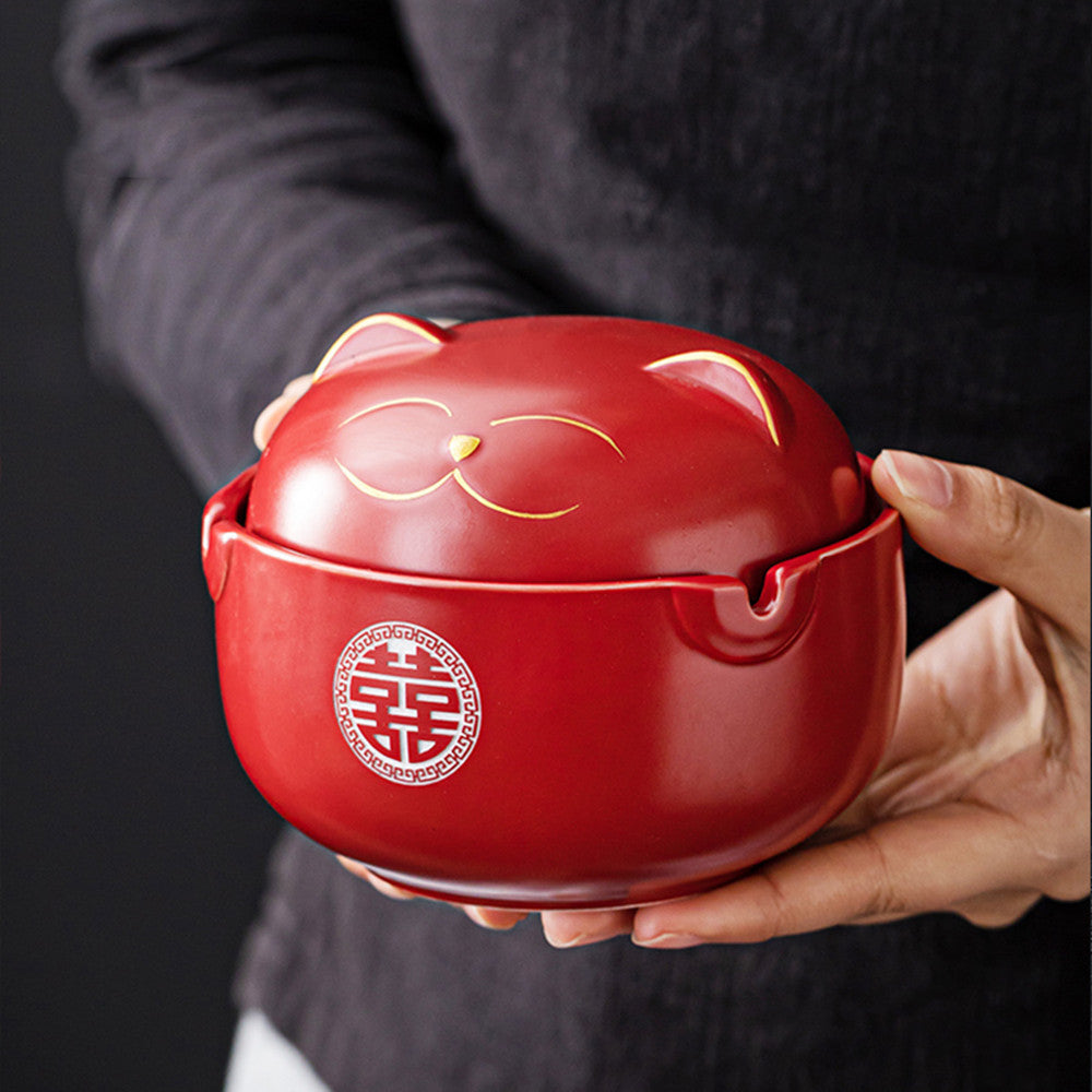 Willkommen zum Trend von Lucky Cat Aschenbecher Heim Wohnzimmer