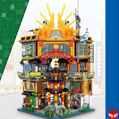 Spielzeugbausteine der Kinder intelligenzversammlung in Hongkong City