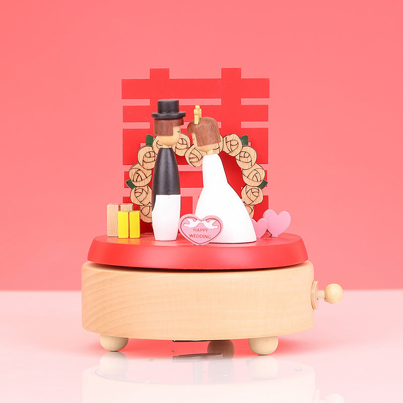 Spieluhr aus Holz, Basis, Basteln, kreative Geburtstagsgeschenke zum Valentinstag, Dekoration