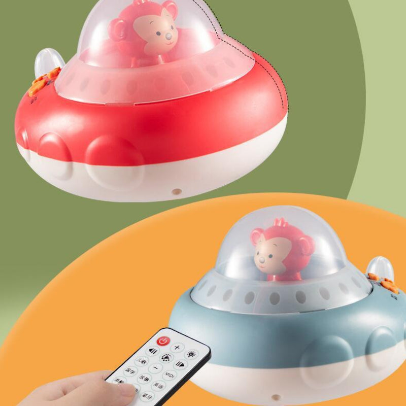 Cartoon Baby Rattles Gifts Intelligent Whirling Electrical Rattles Baby Room Decor