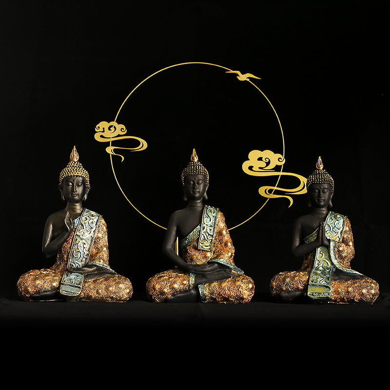 Buddha Statue Zen kleine Ornamente Auto Home Dekoration