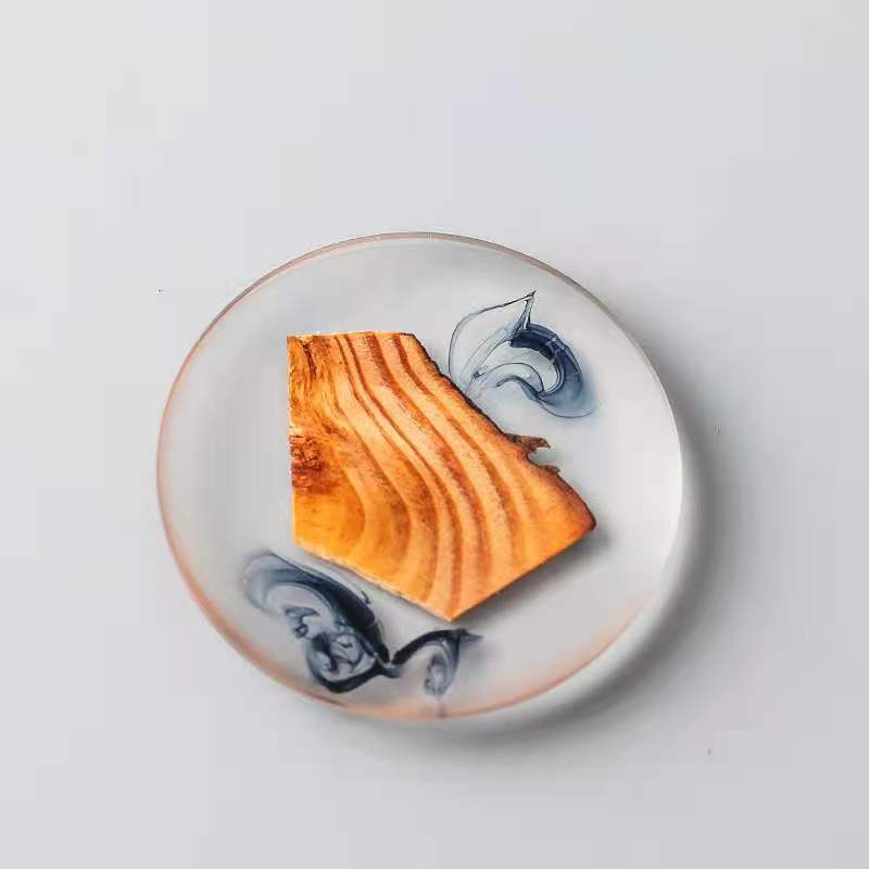 Harzkiefern Tinten Untersetzer Tee -Utensilien Haushalt