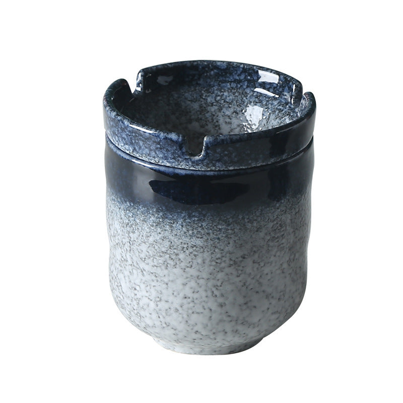 Retro chinesische windprofessionelle Kiln -Aschenbecher Chinese