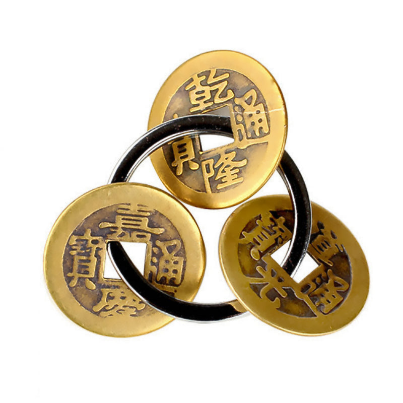 Lucky Transfer Body Protection Plum Copper Coin Pendant