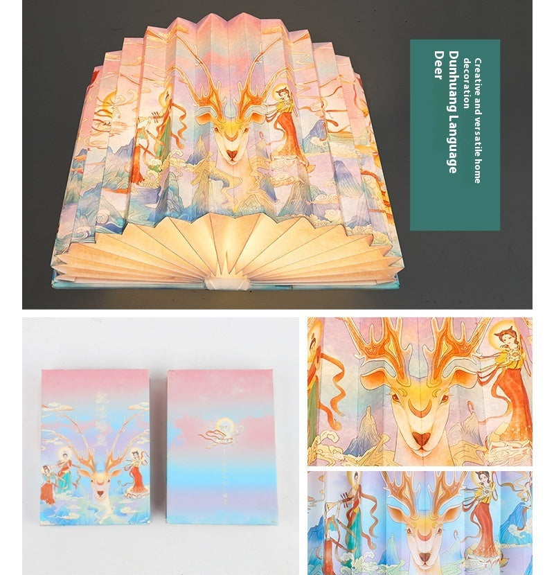 Folding Book Cultural and Creative Gifts Small Night Lamp